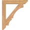Ekena Millwork Balboa Slat Smooth Bracket w/ Offset Brace, Western Red Cedar, 7 1/2"W x 38"D x 44"H BKT0806X38X44BOA06SWR - alternate 4